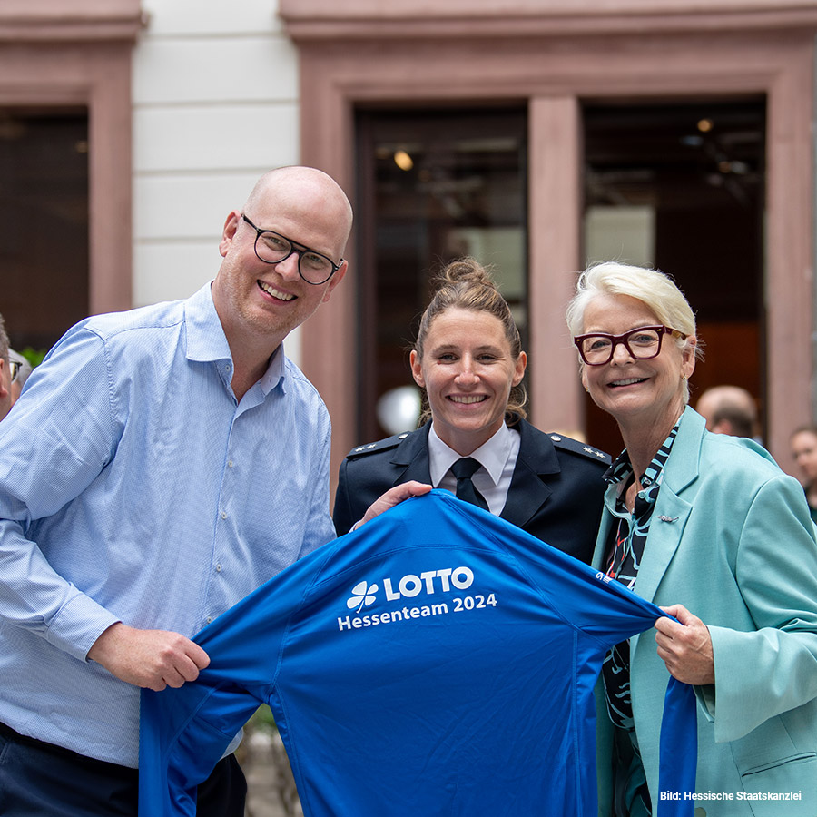 LOTTO Hessenteam auf dem Weg nach Paris