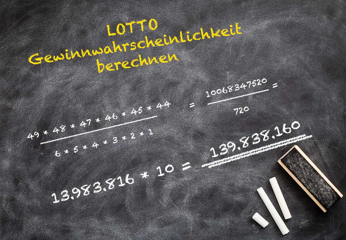 Lotto Gewinnwahrscheinlichkeit berechnen: Formel